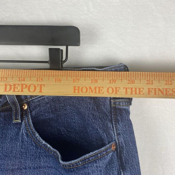 Levis Ribcage Straight Ankle Jeans Womens Size 20W Blue Pockets Denim Pants - Picture 6 of 15